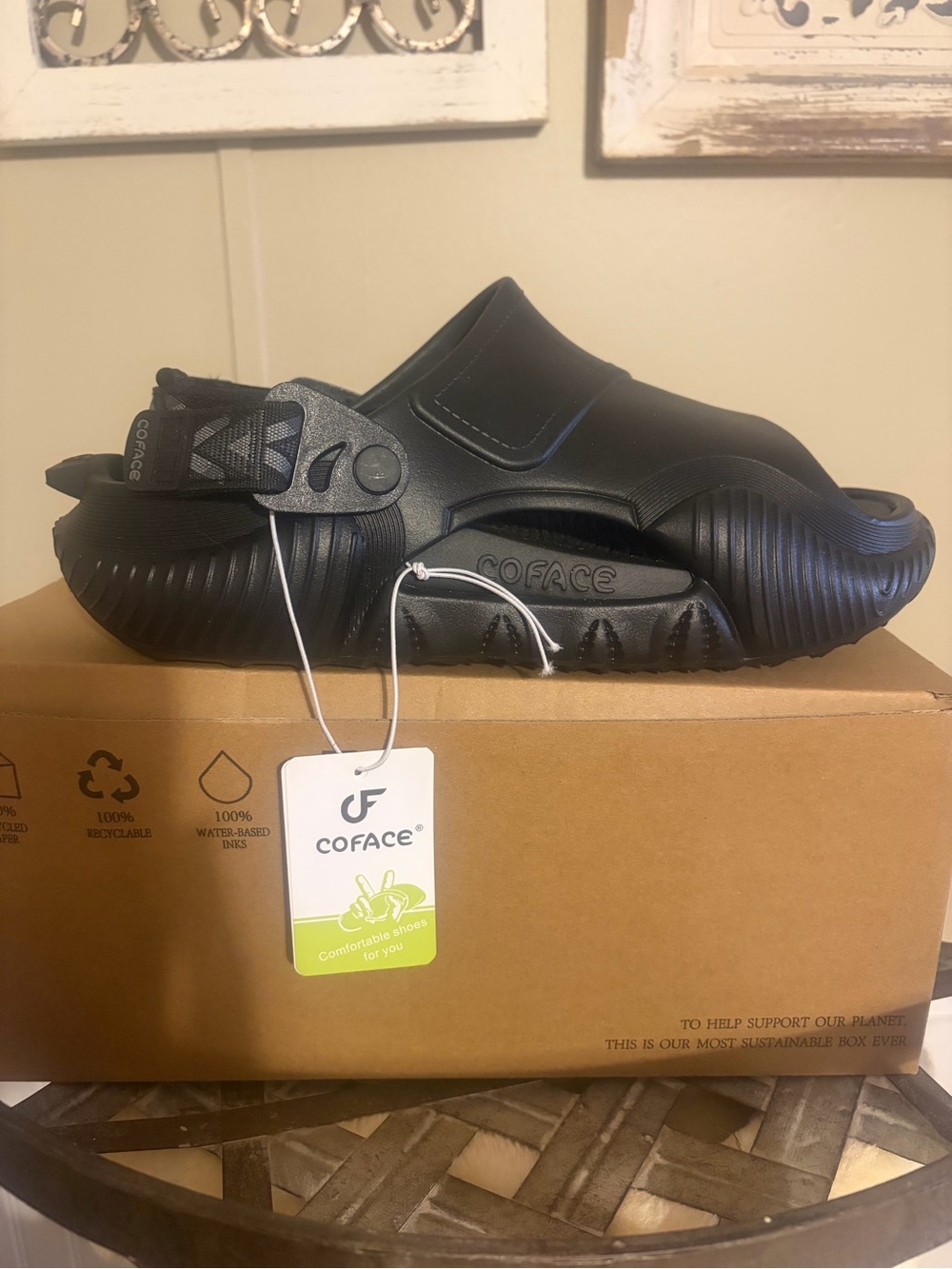 Women/ unisex Black Slip-On Comfort Clogs